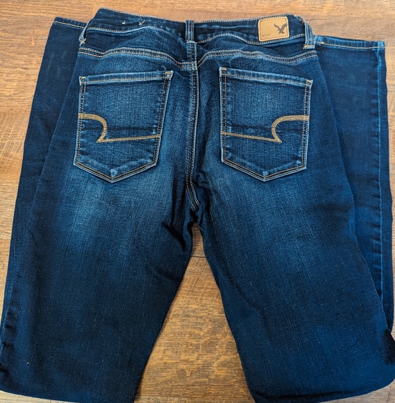 American Eagle Hi-Rise Skinny Jeggings Size 4L - Picture 2 of 4